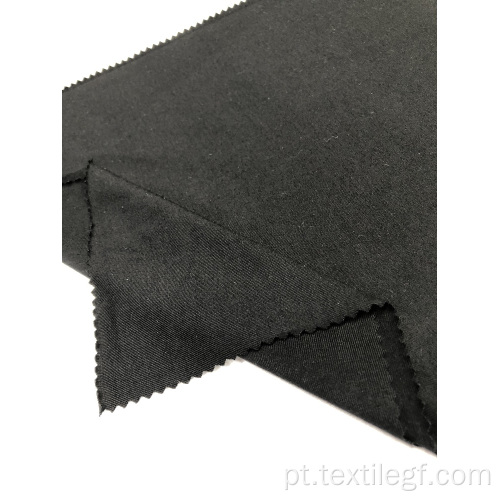 Tecido de malha Rayon Spandex Preto Jersey